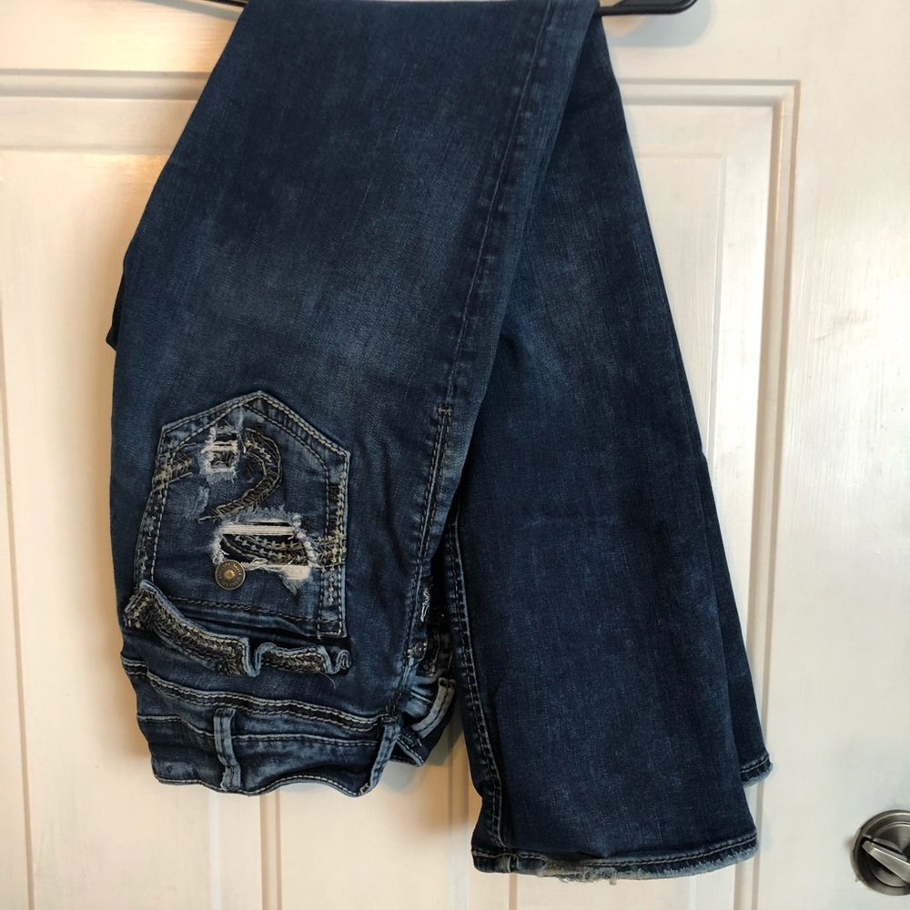 Silver jeans